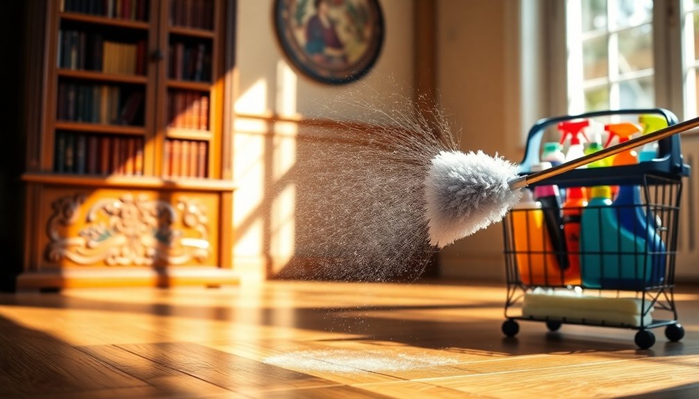 top down dusting approach