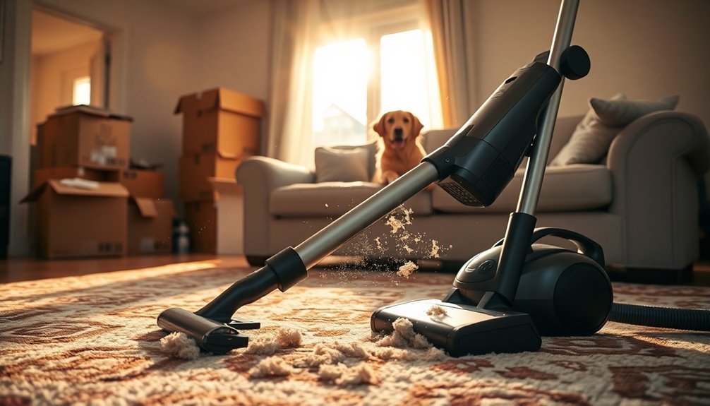 vacuum before packing thoroughly