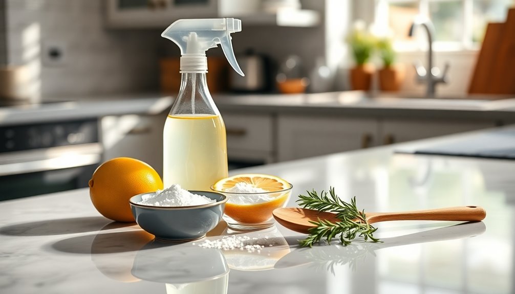 vinegar and baking soda