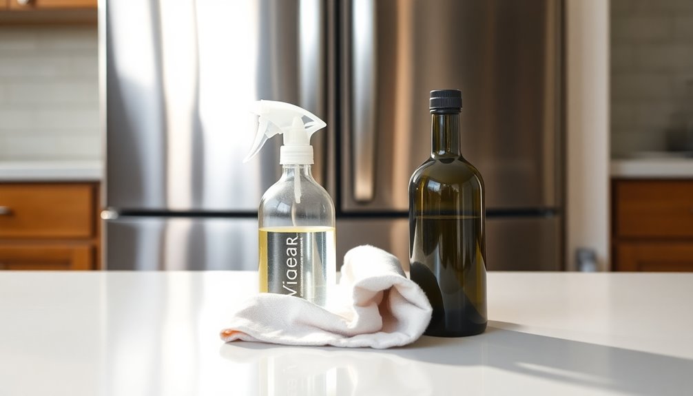 vinegar and olive oil