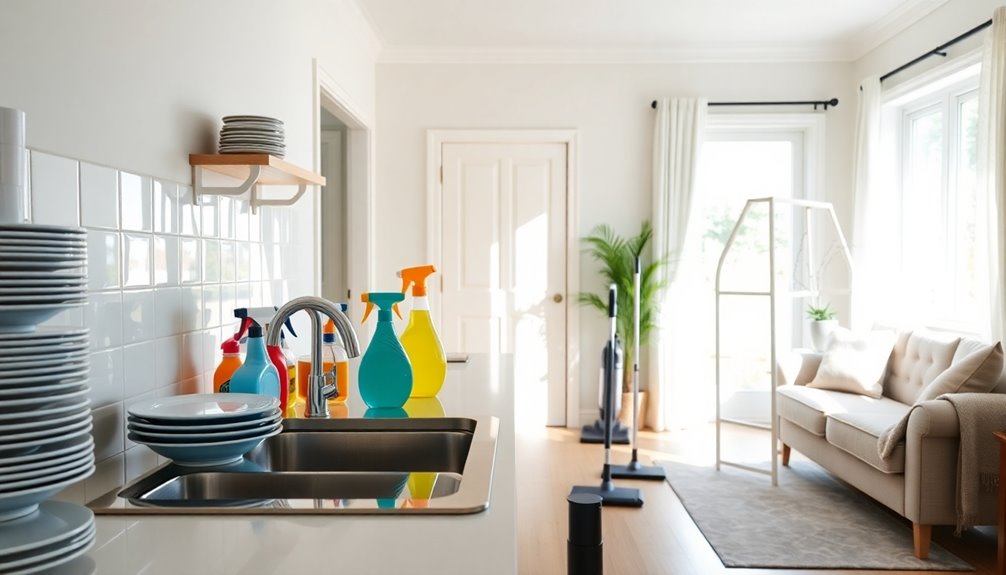 weekend cleaning schedule plan
