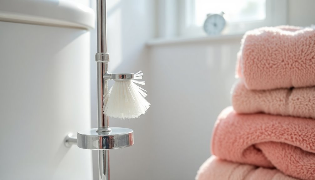 clean toilet brush weekly