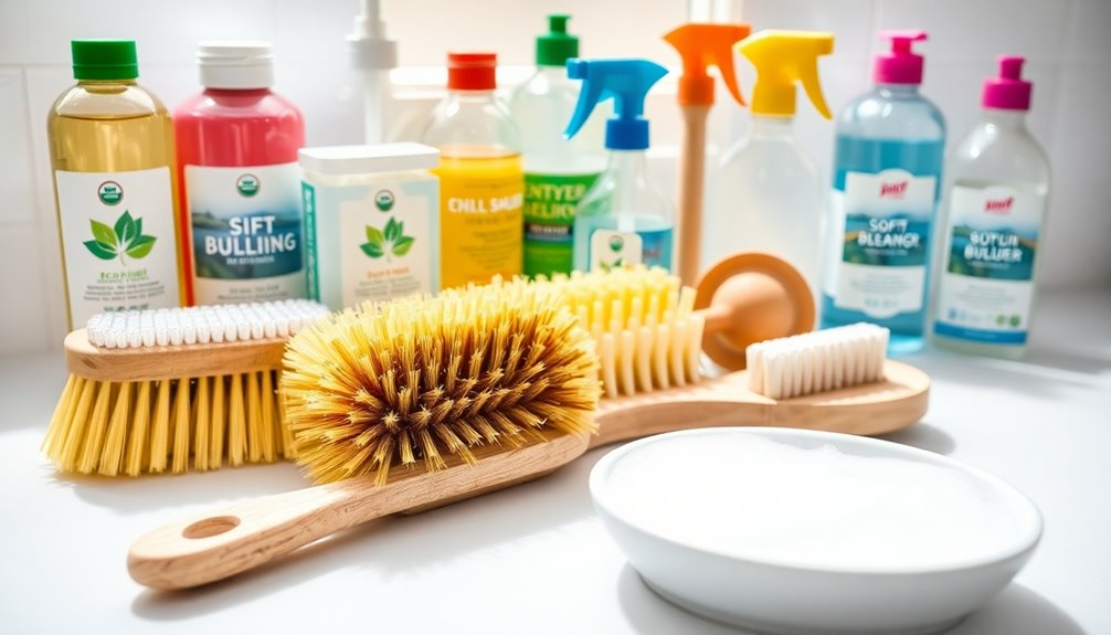 cleaning solutions for brushes