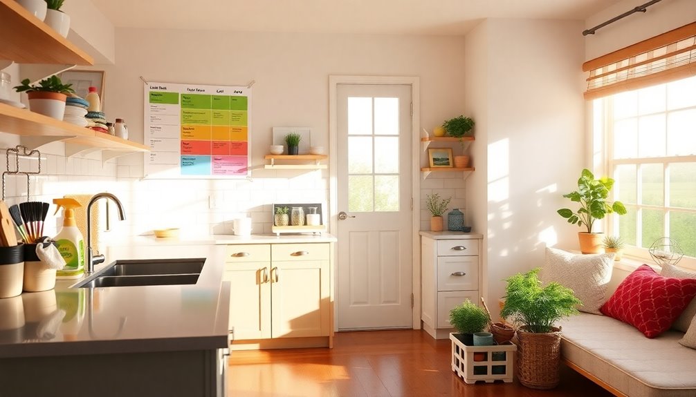 daily area cleaning tasks