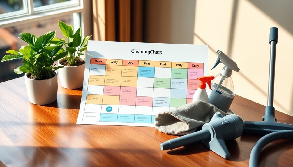 daily cleaning checklist essentials