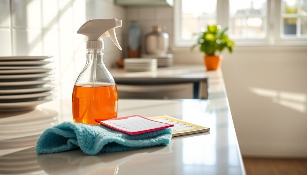 daily cleaning for clutter control