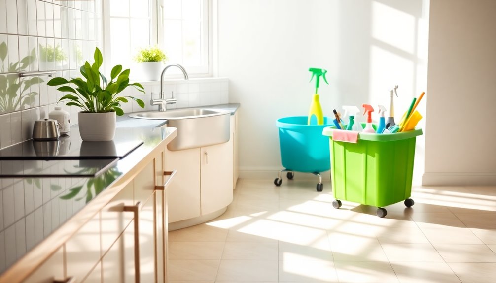 daily cleaning for tidiness