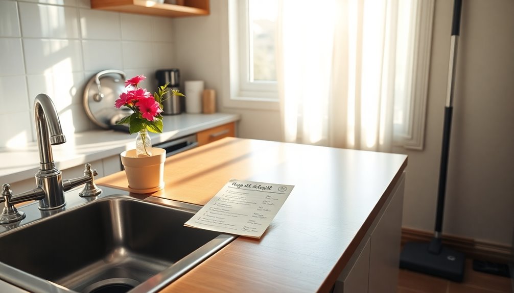 daily cleaning for tidiness