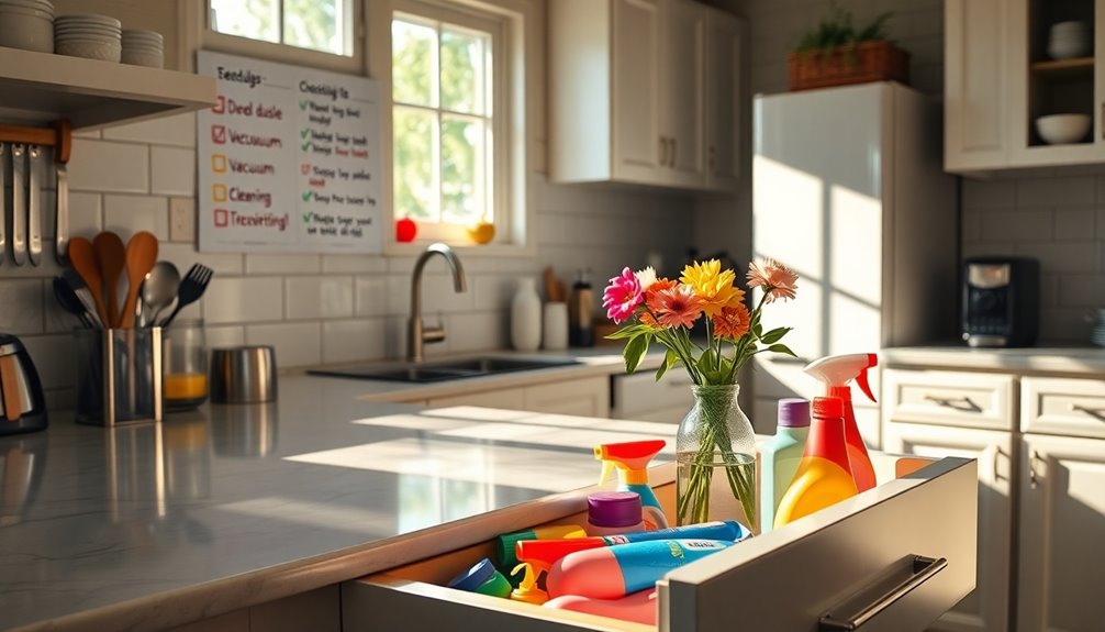 daily cleaning routine checklist