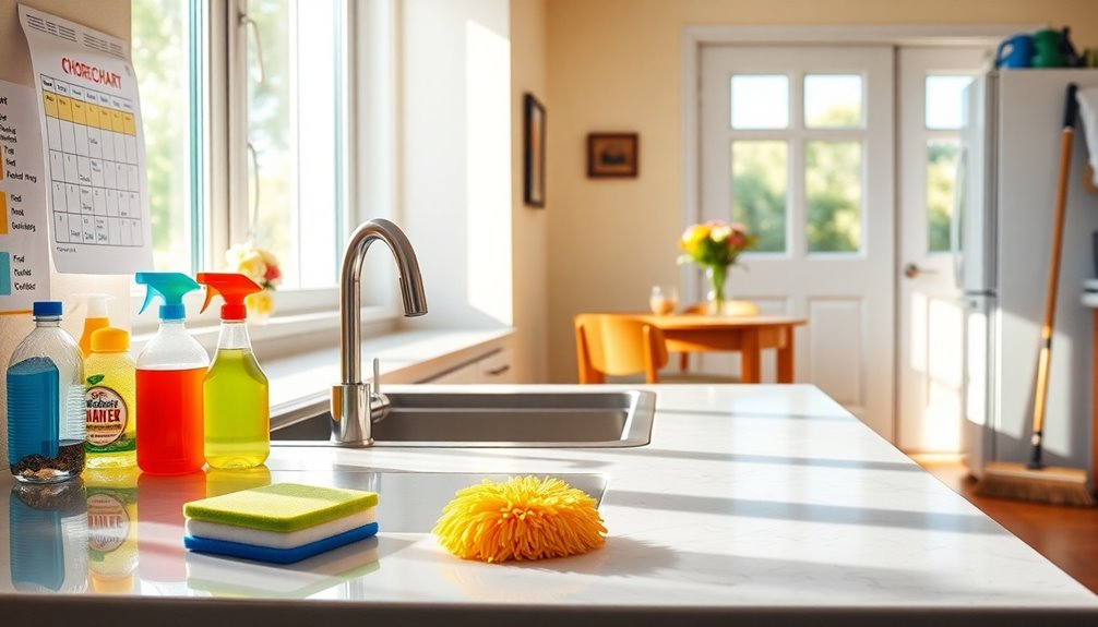 daily cleaning tasks essential