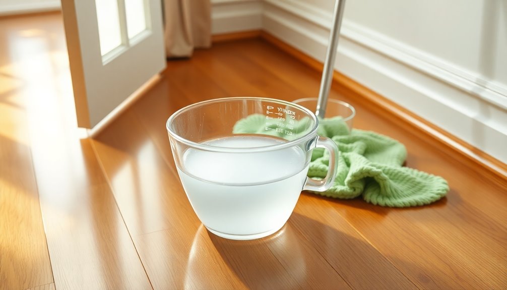 dilute white vinegar safely