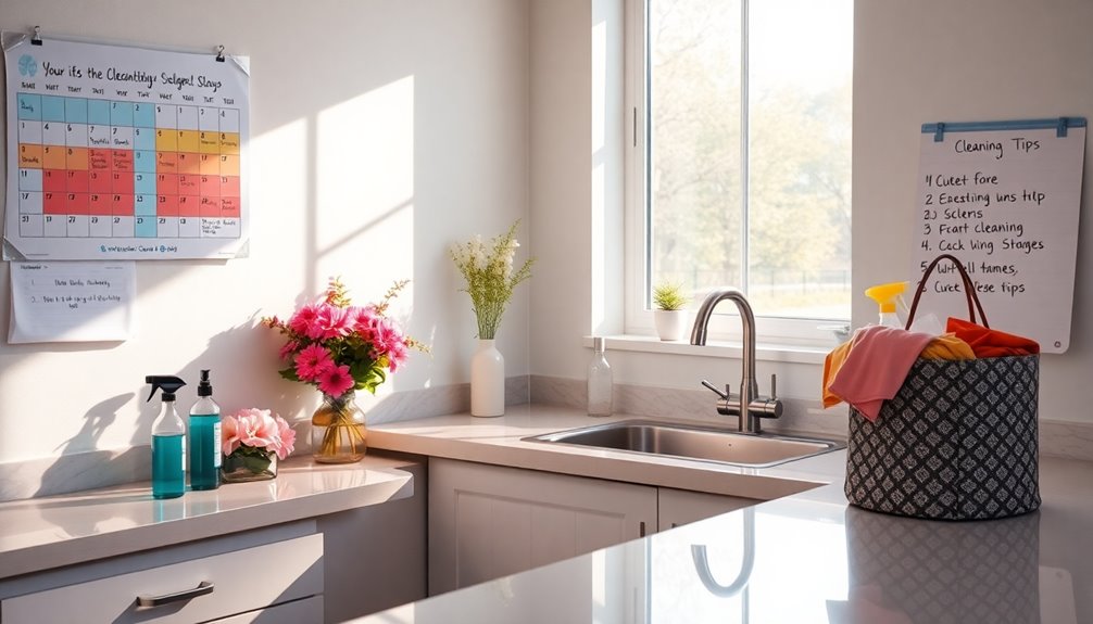 efficient daily cleaning routine