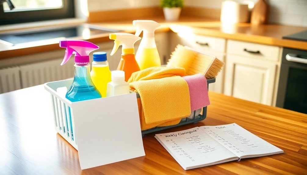 essential cleaning supplies checklist