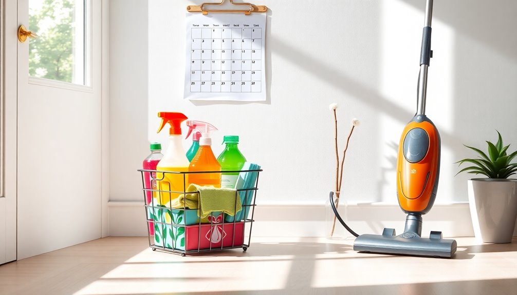 essential monthly cleaning tasks
