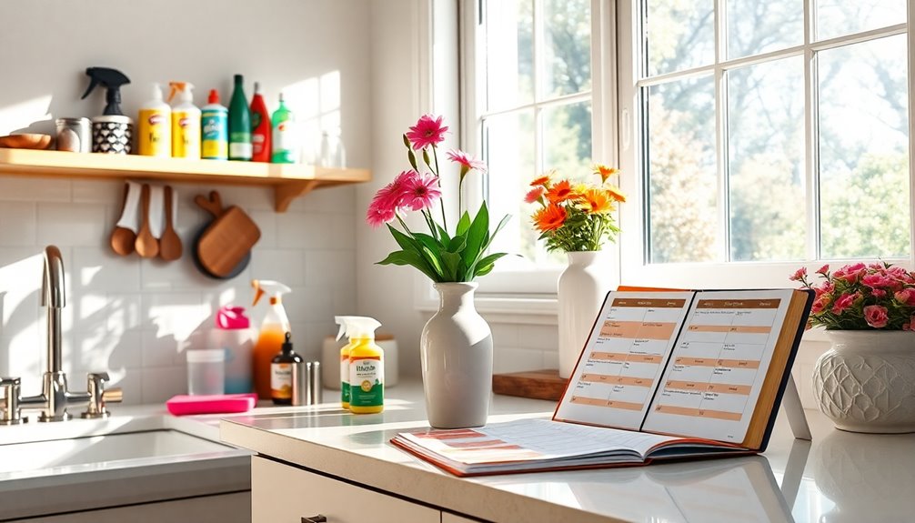 family focused cleaning routine