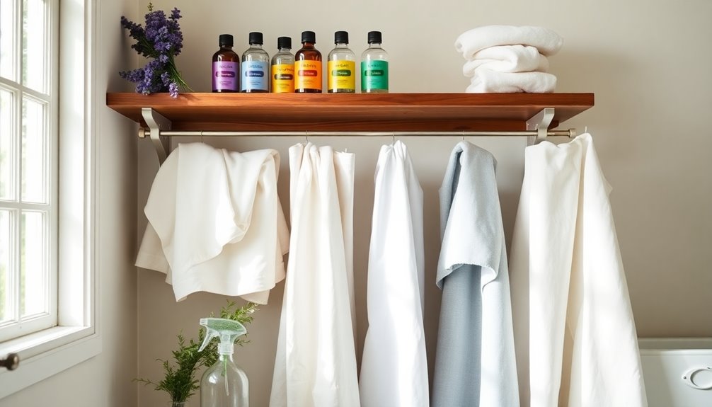 freshen laundry with essential oils