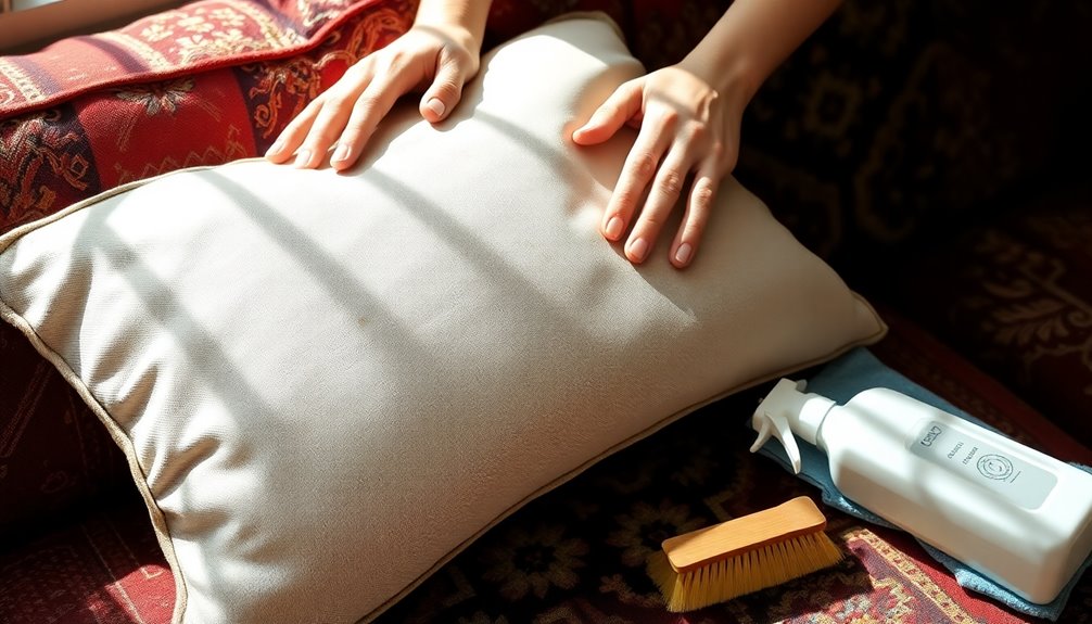 identify couch cushion material