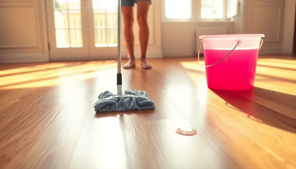 optimal laminate floor cleaning