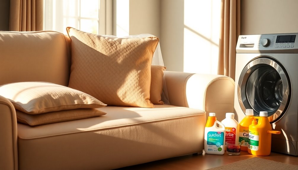 prepare cushion covers properly