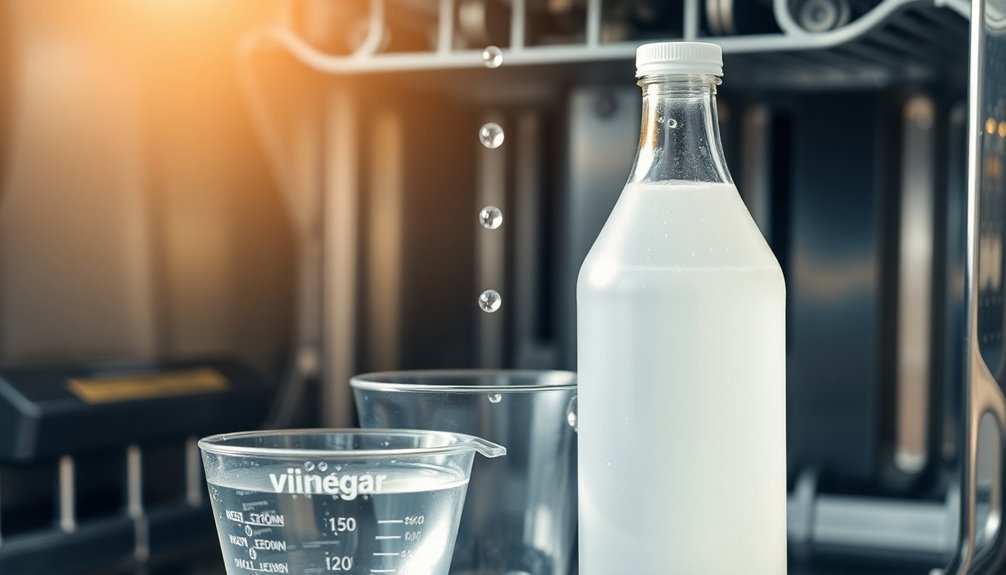 prepare dishwasher for cleaning