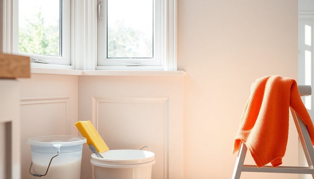 prepare walls for cleaning