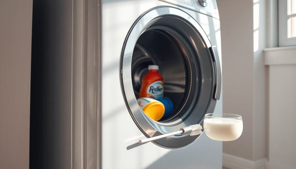 regular detergent dispenser cleaning
