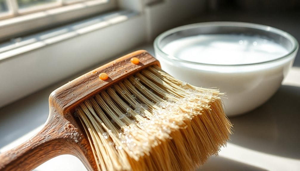 signs your brush needs cleaning