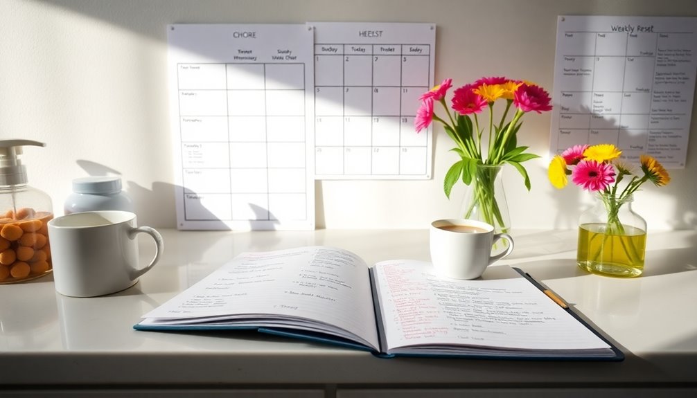 simplified weekly cleaning routine