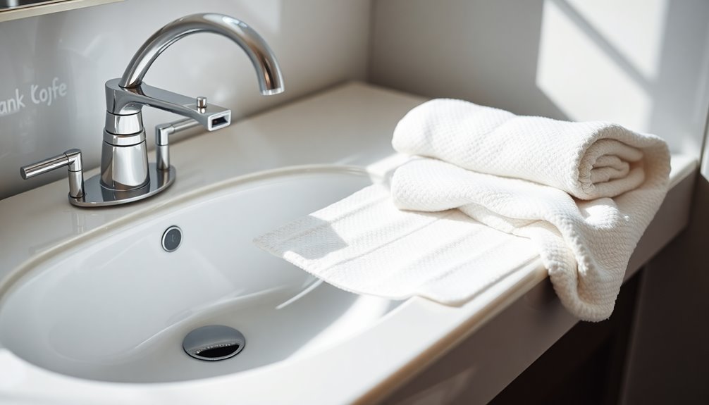 streak free bathroom cleaning techniques