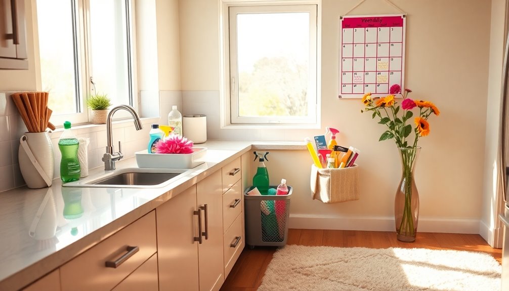 stress free weekly cleaning