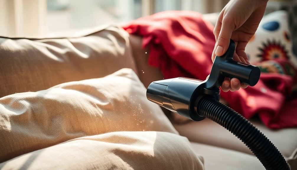 thoroughly vacuum couch cushions