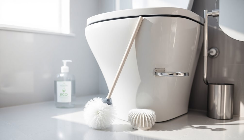 toilet brush enhances hygiene