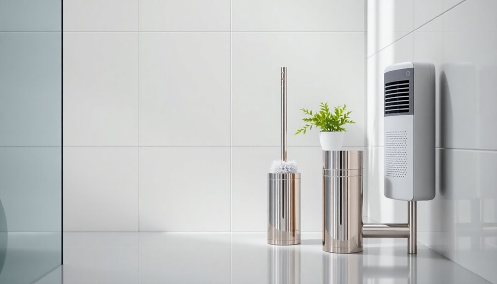 toilet brushes harbor germs