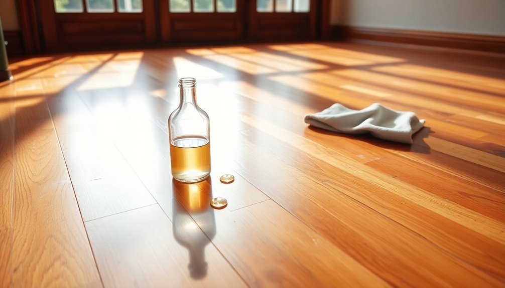 vinegar cleans hardwood floors