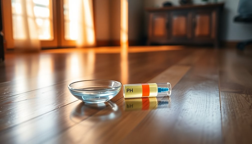 vinegar damages hardwood floors