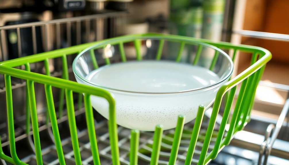 vinegar eco friendly dishwasher cleaner