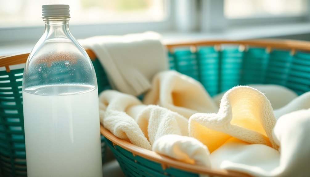 vinegar enhances fabric softness