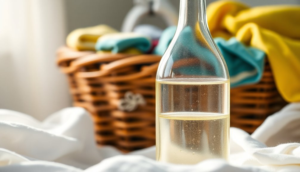 vinegar enhances laundry effectiveness