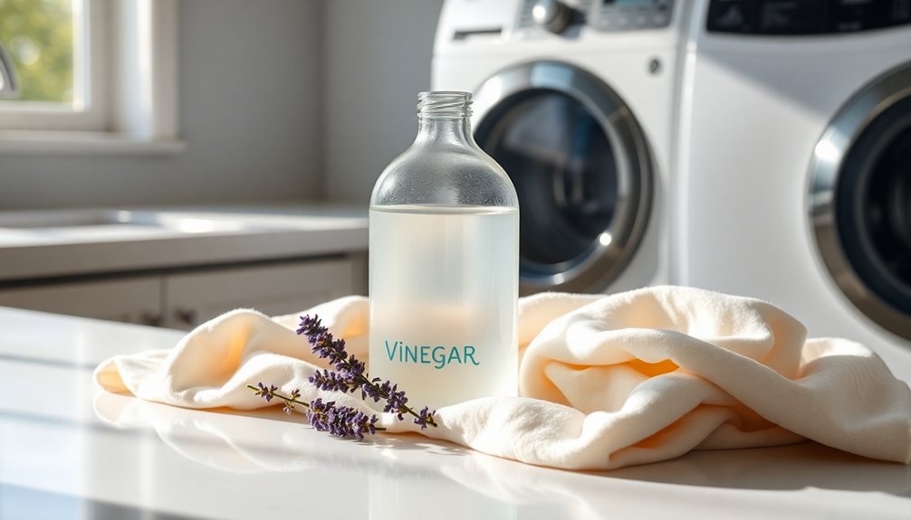 vinegar softens fabrics naturally