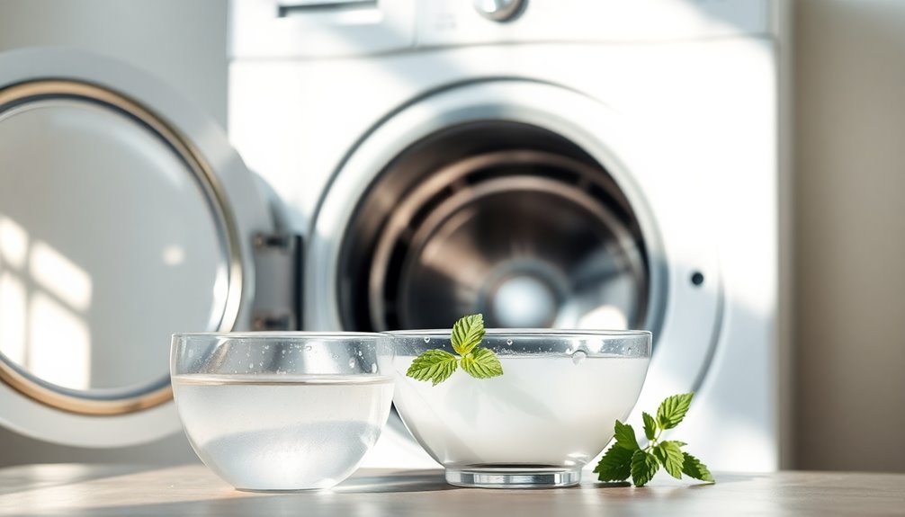 vinegar washer drum cleaning