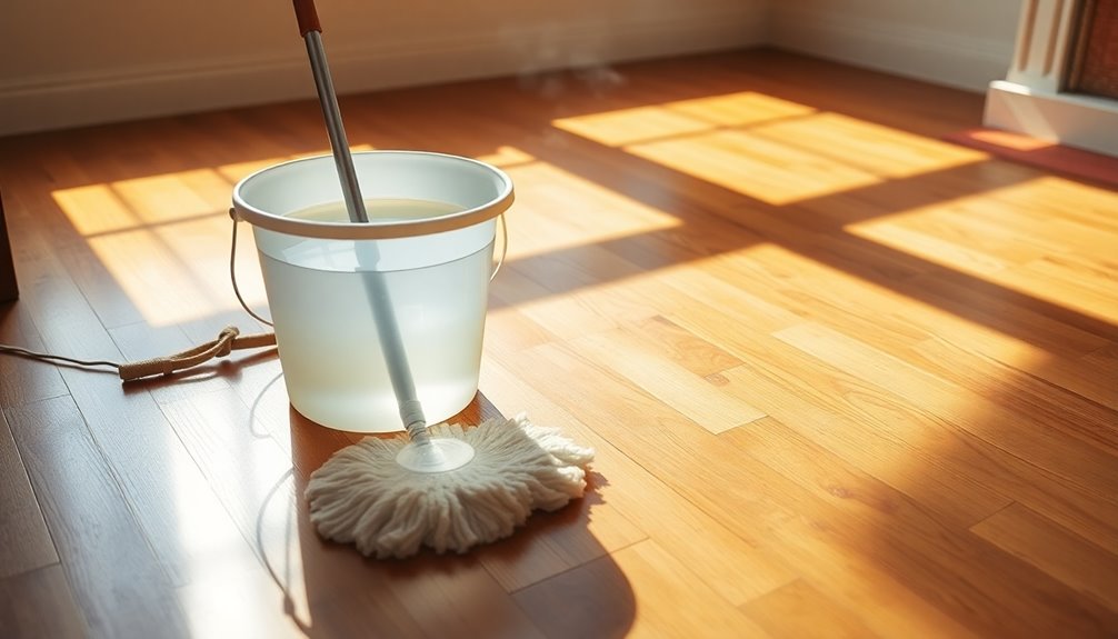 vinegar water cleaning solution