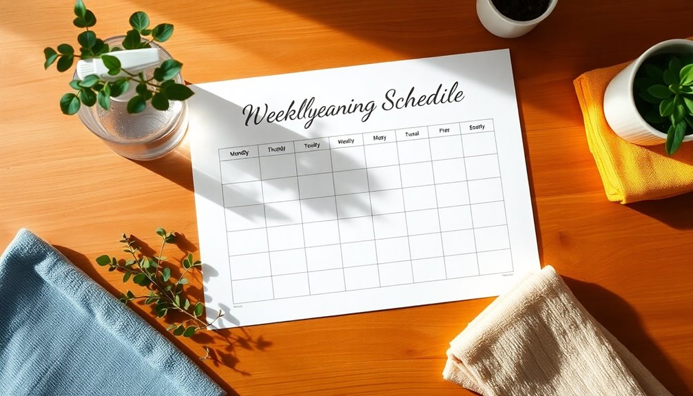 weekly cleaning efficiency tips