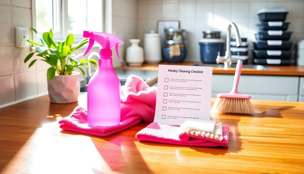 weekly cleaning made efficient