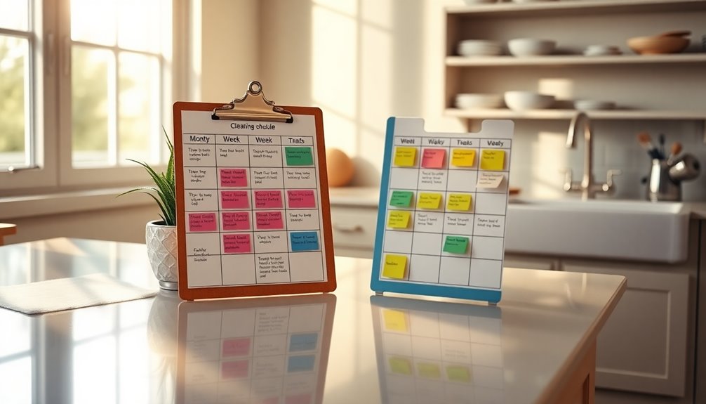 weekly deep cleaning plan