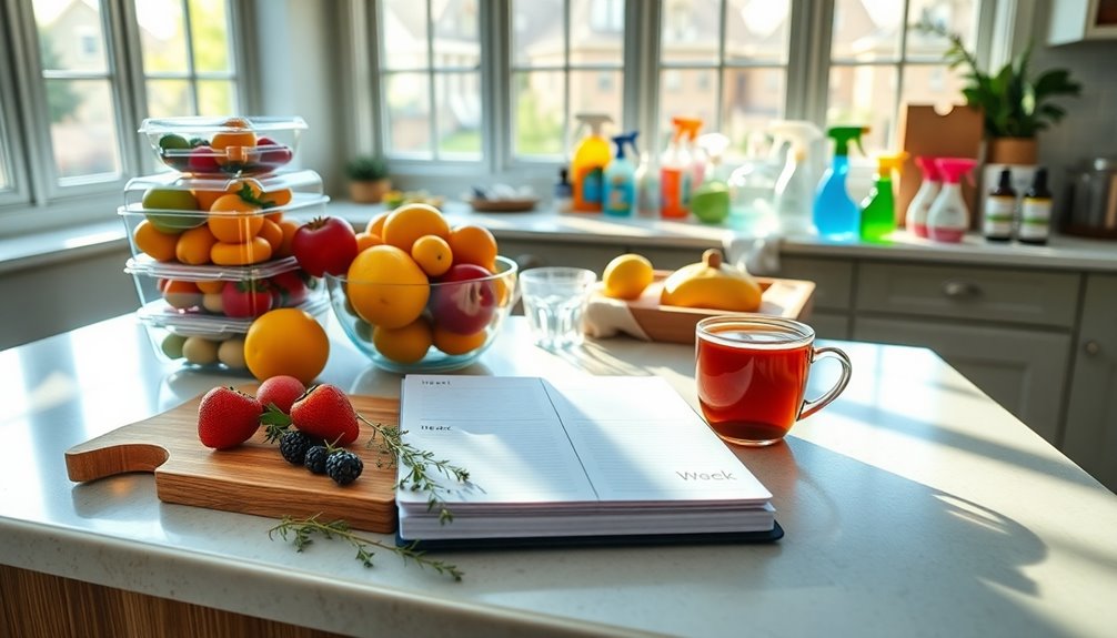 weekly reset cleaning strategy